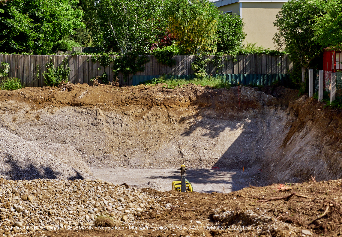 27.05.2022 - Baugrube an der Niederalmstraße 16